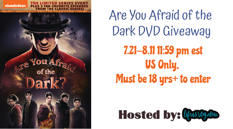 are you afraid of the dark giveaway