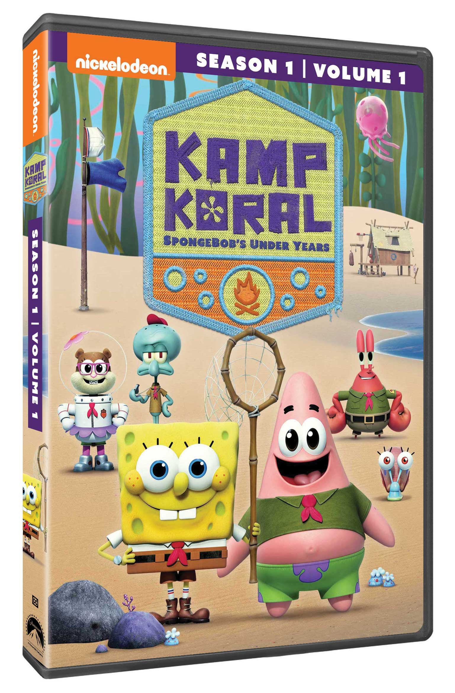 kamp koral: spongebob\'s under years dvd giveaway