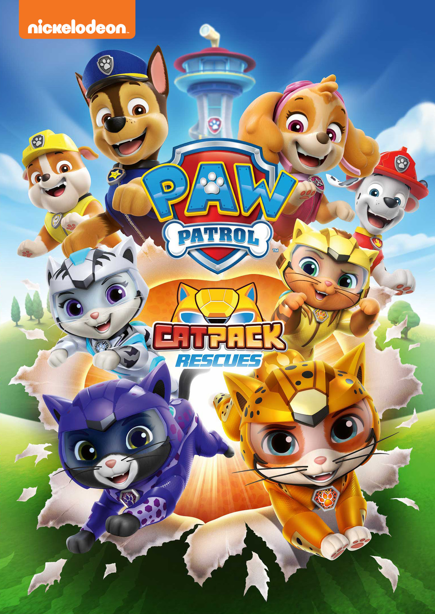 paw patrol cat pack rescues available on dvd 9.13.22